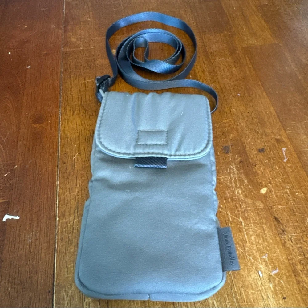 Vera Bradley Gray Crossbody Phone Holster